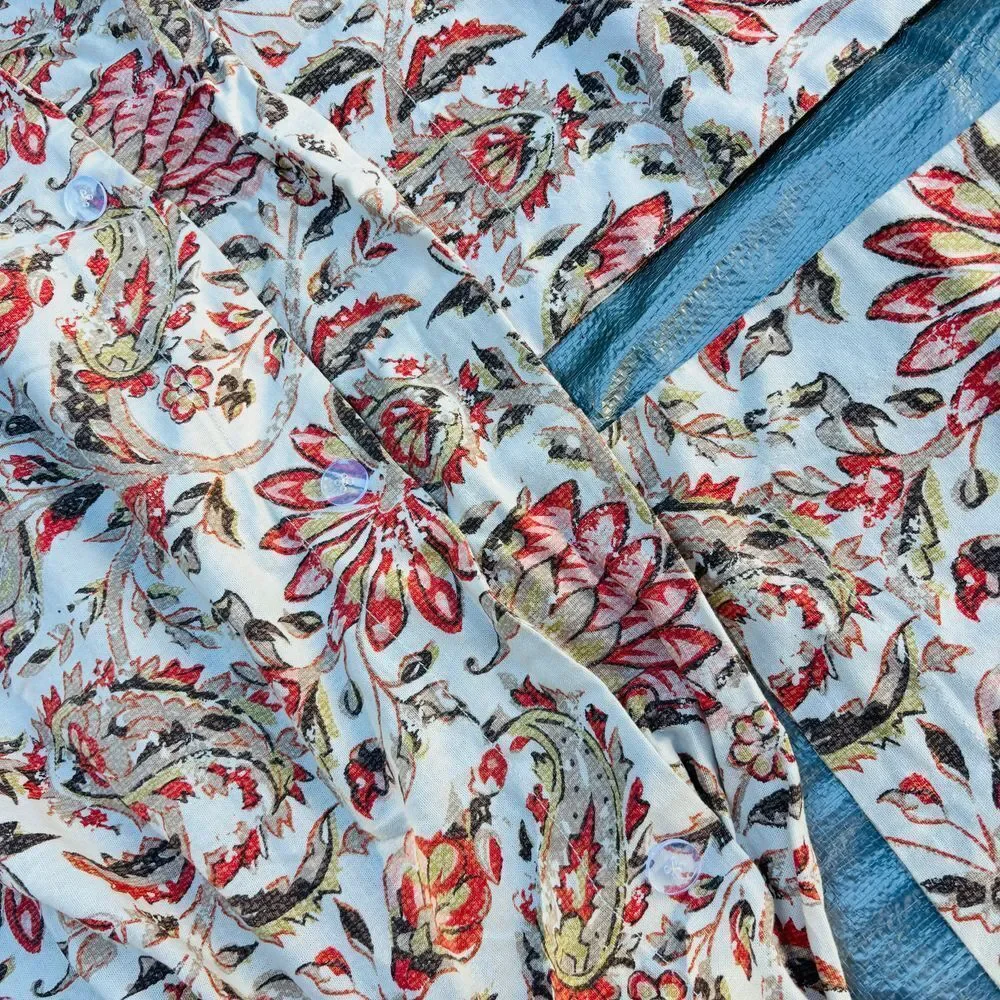 Pottery Barn Octavia Flora F/Q Duvet Cover and 2‎ Std Shams Fall Autumn Boho